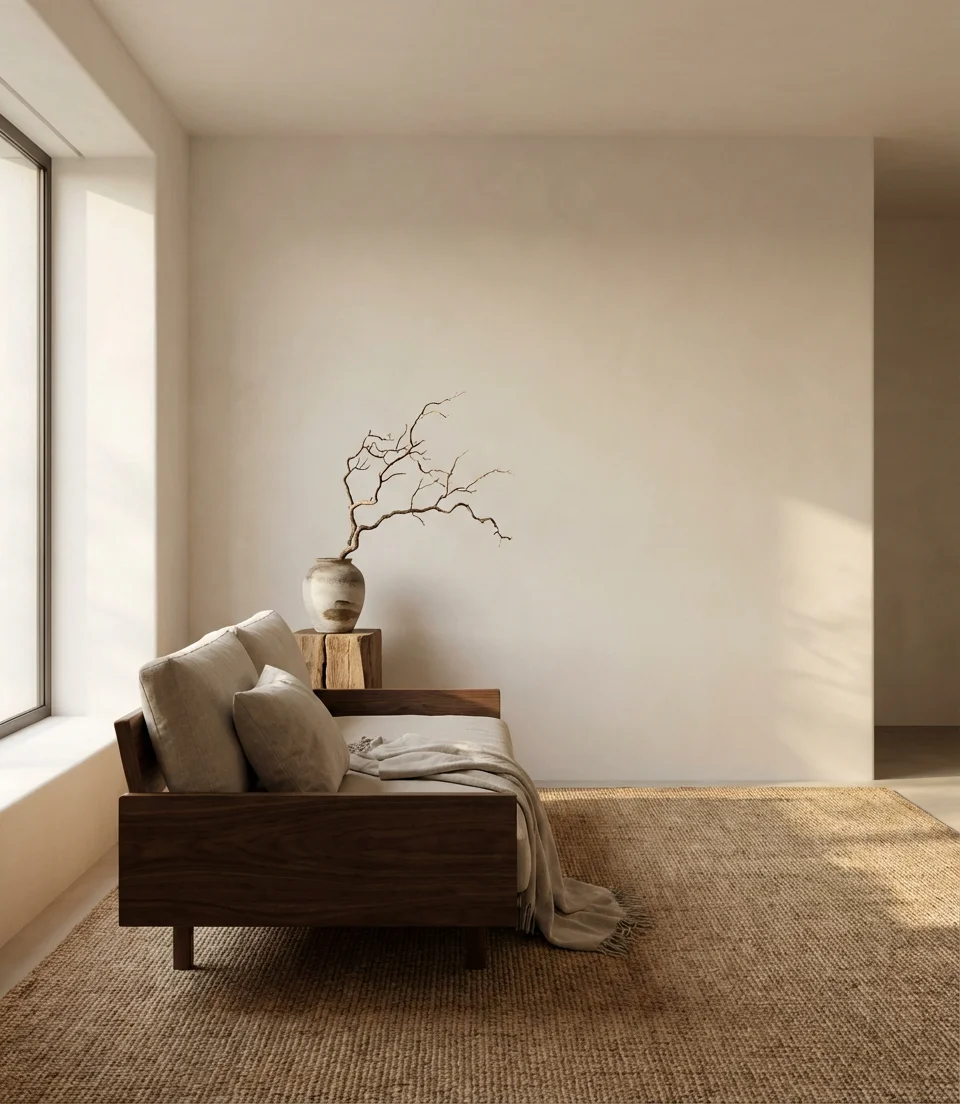 Japandi Living Room Blending East and West 1