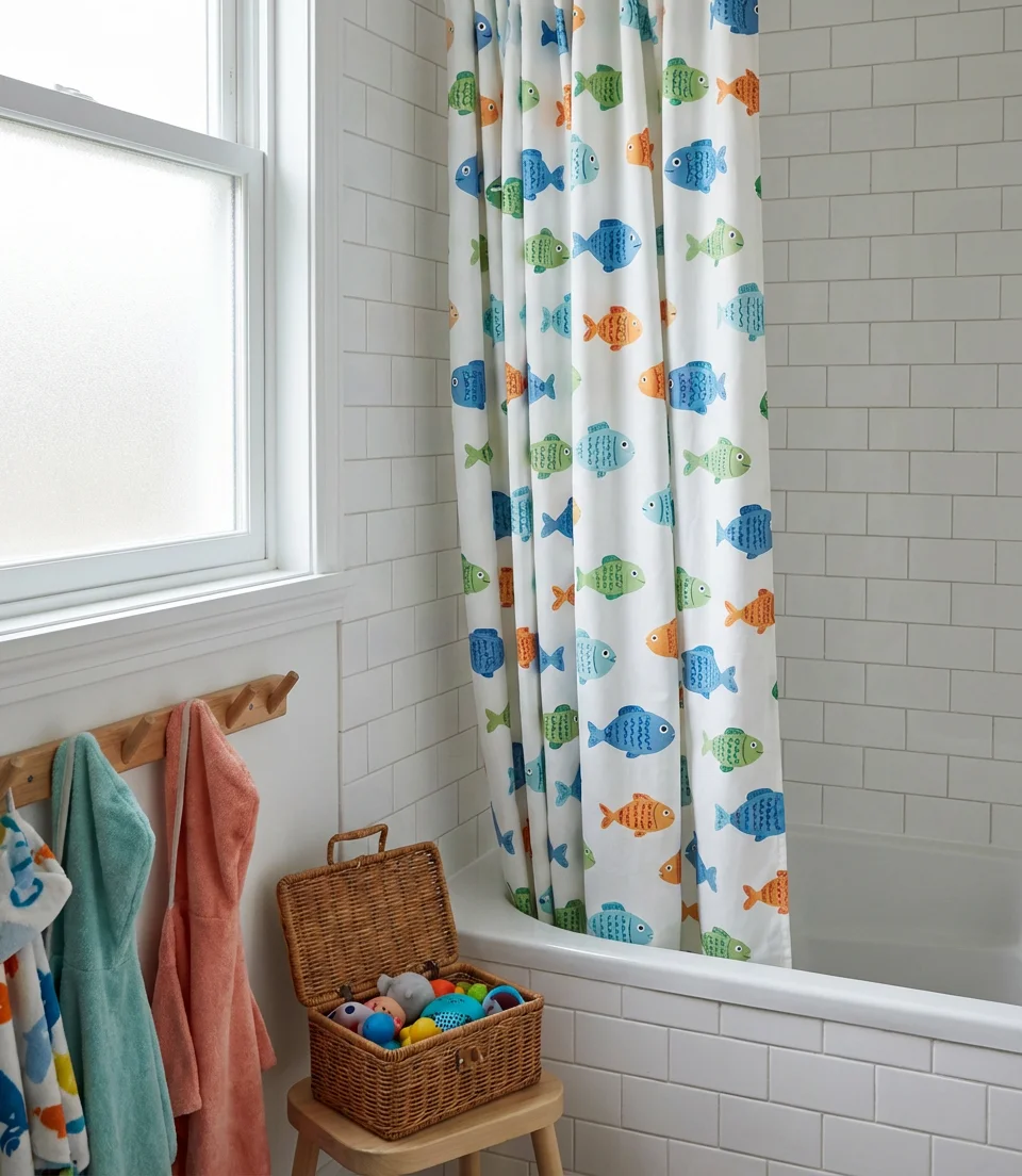 Kids Bathroom with Playful Storage 2