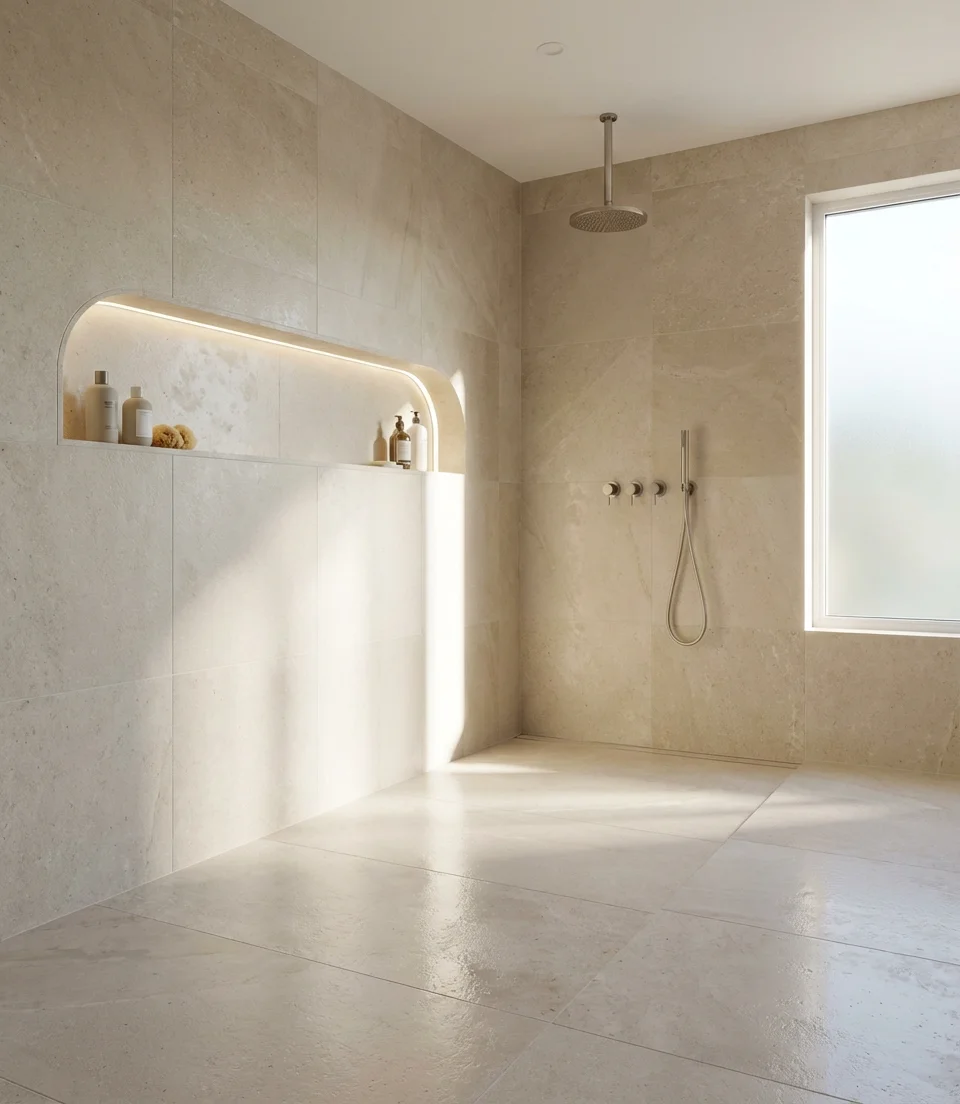 Large Format Tile with Minimal Grout Lines 2