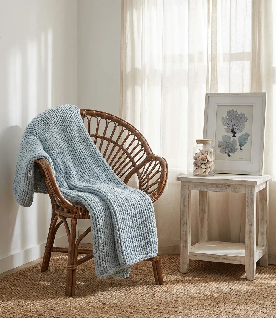 Light Blue and Brown Coastal Calm 2