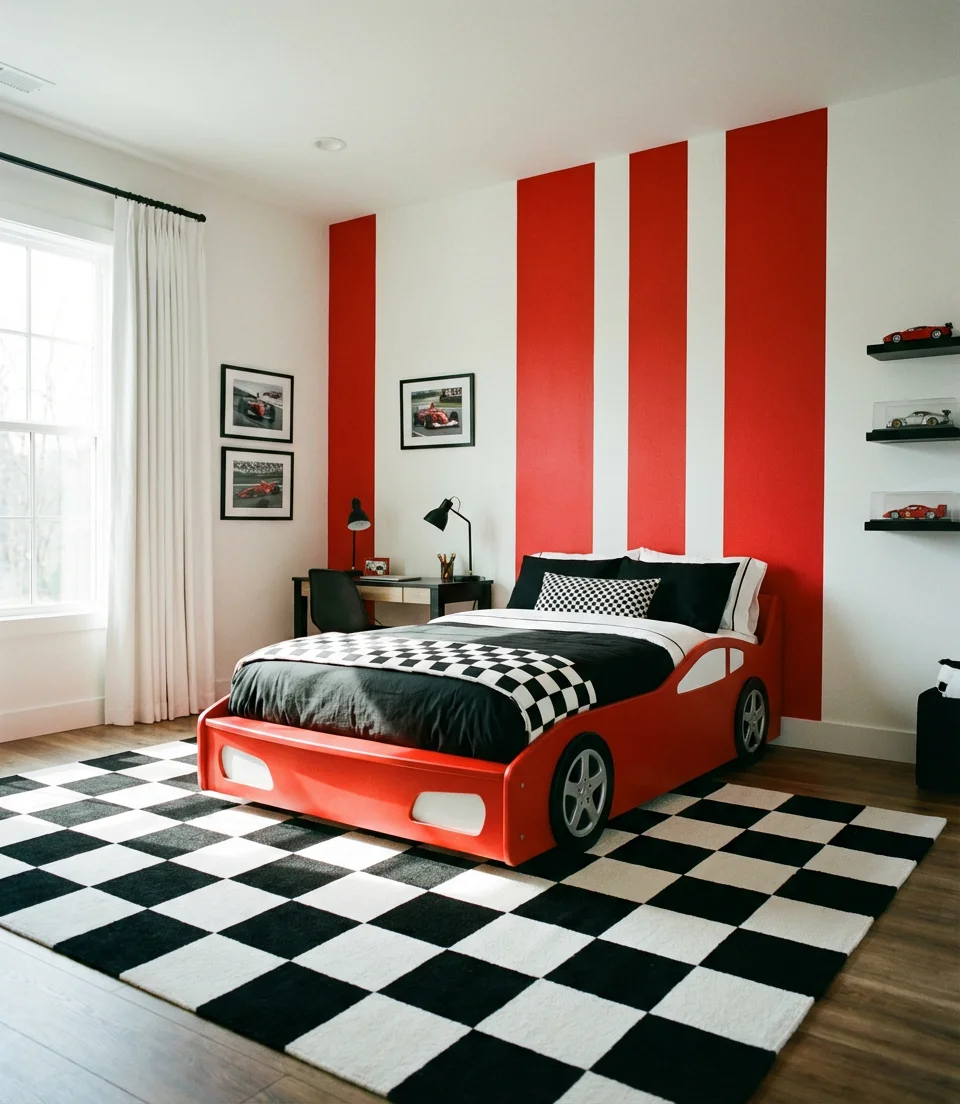 Lightning McQueen Racing Bedroom 1