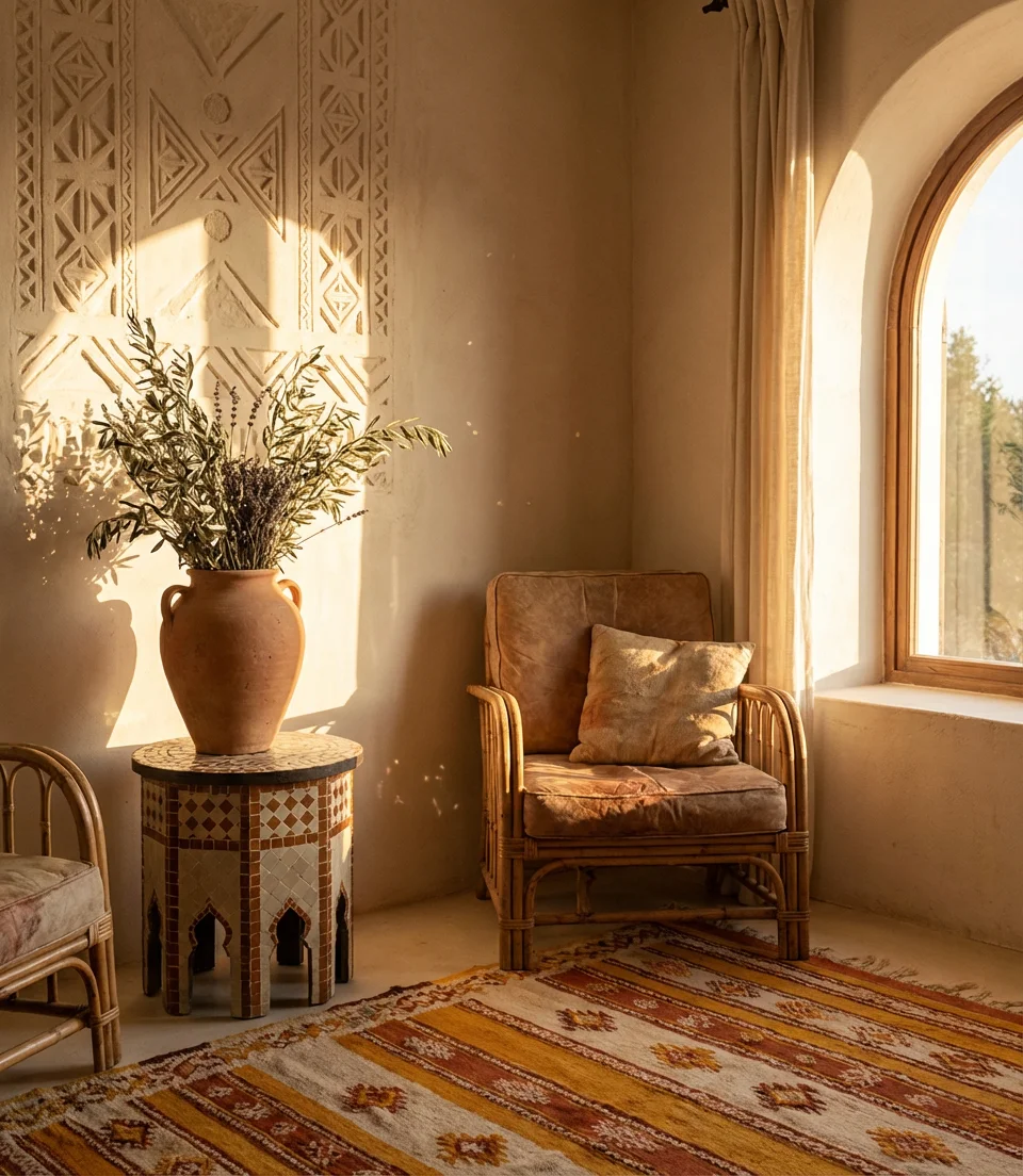 Mediterranean Living Room with Arched Details 2