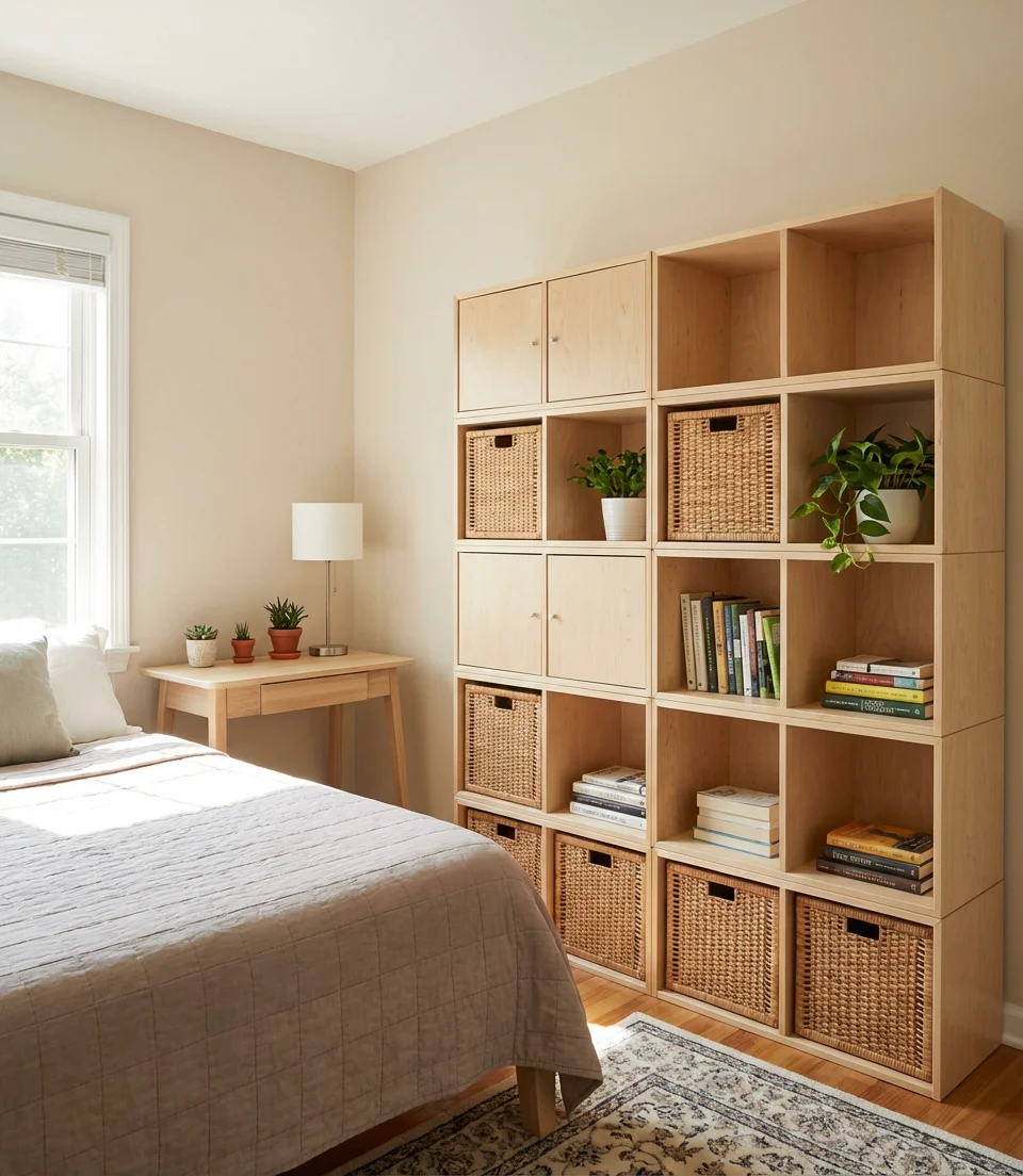 Minecraft-Inspired Block Shelving Feature 1