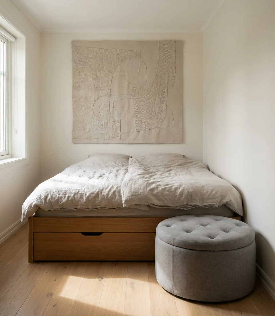 Minimalist Bedroom With Hidden Storage 2