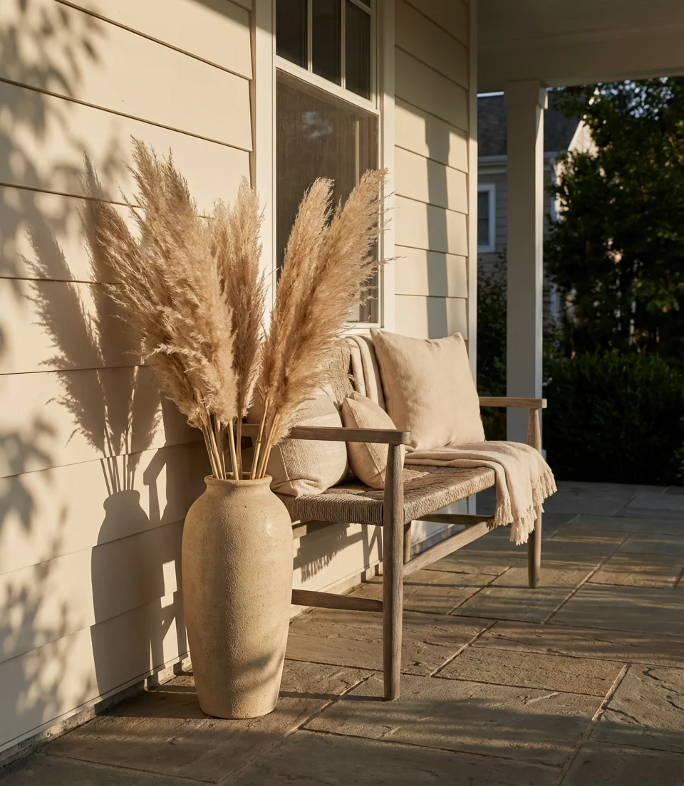 Minimalist Fall Arrangement with Single Statement Piece 2
