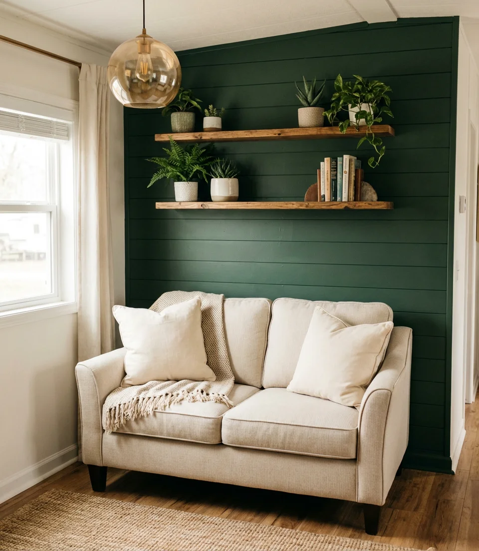 Mobile Home Living Room Glow Up Ideas 1