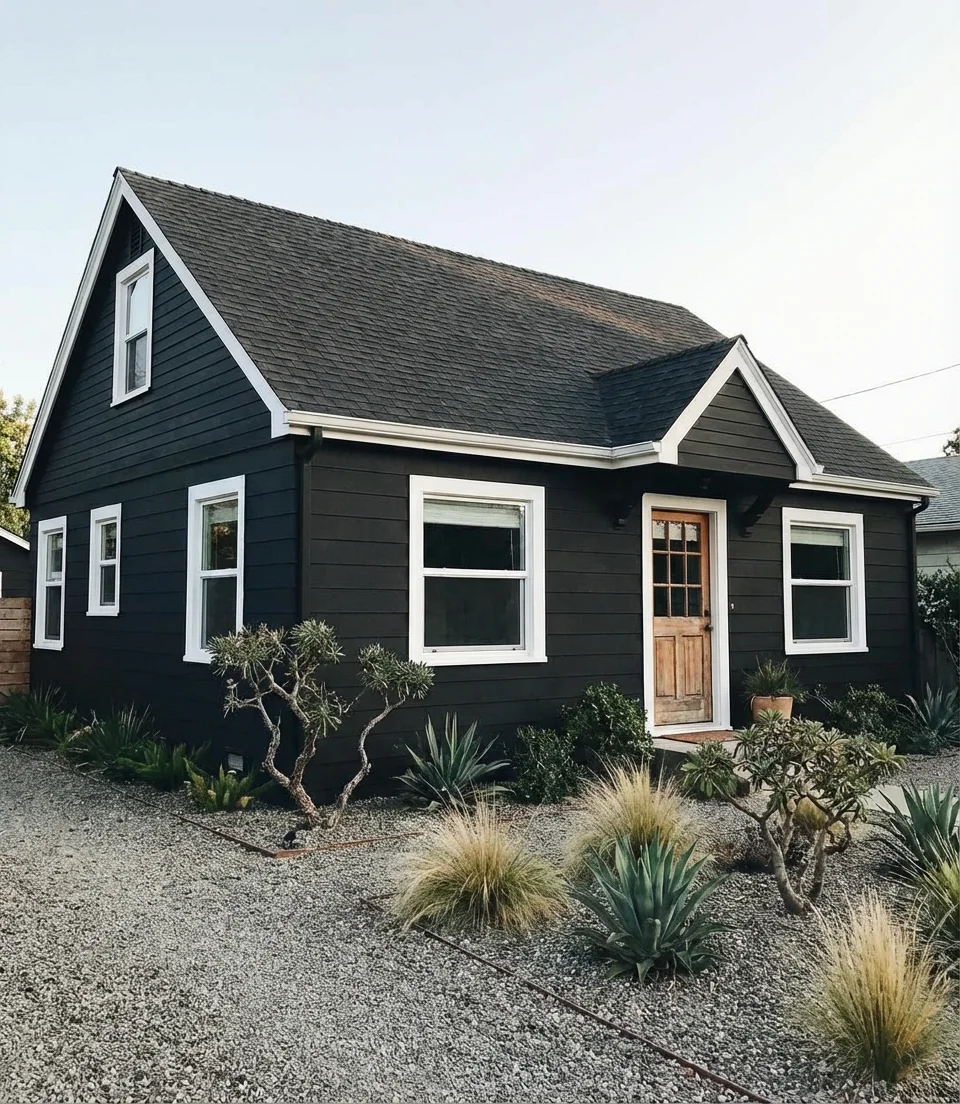 Modern Black Exterior Transformation 2