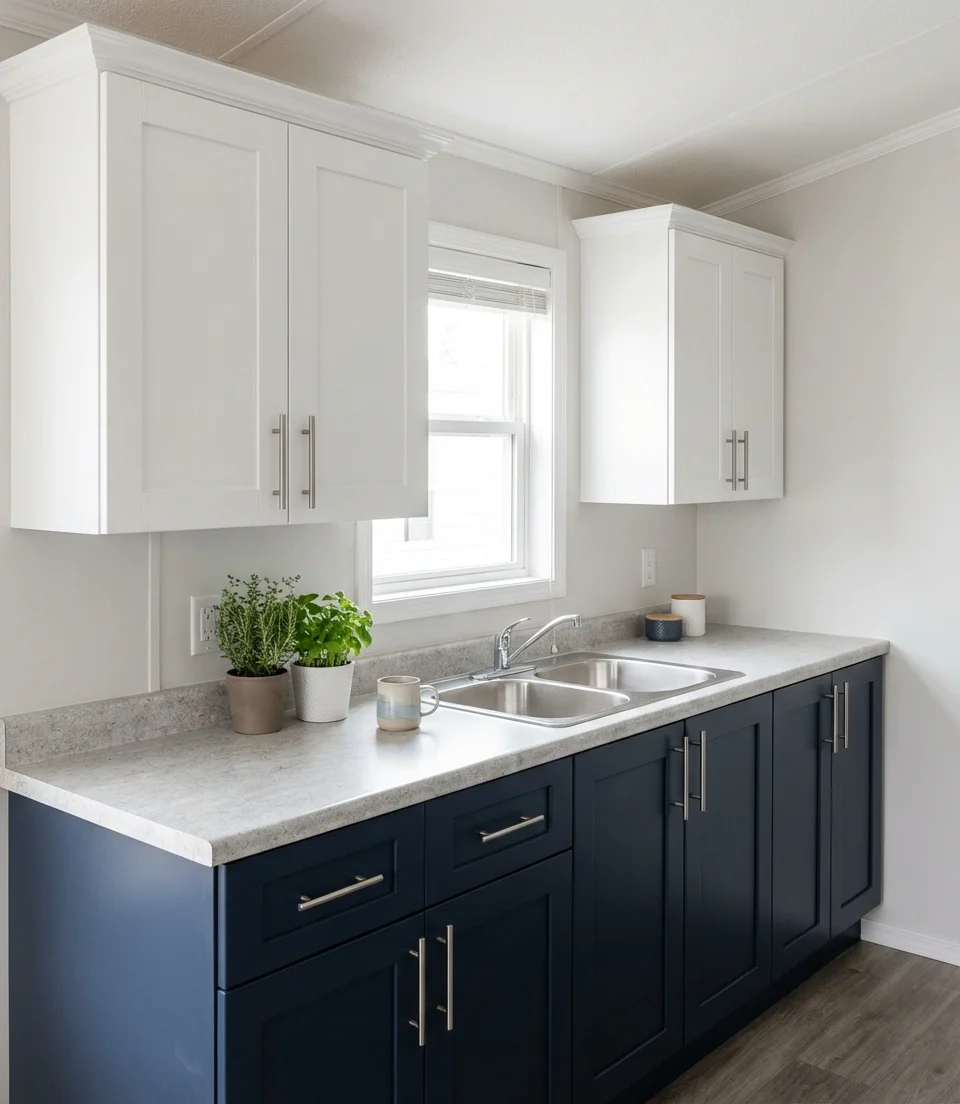 Modern Mobile Home Kitchen 1