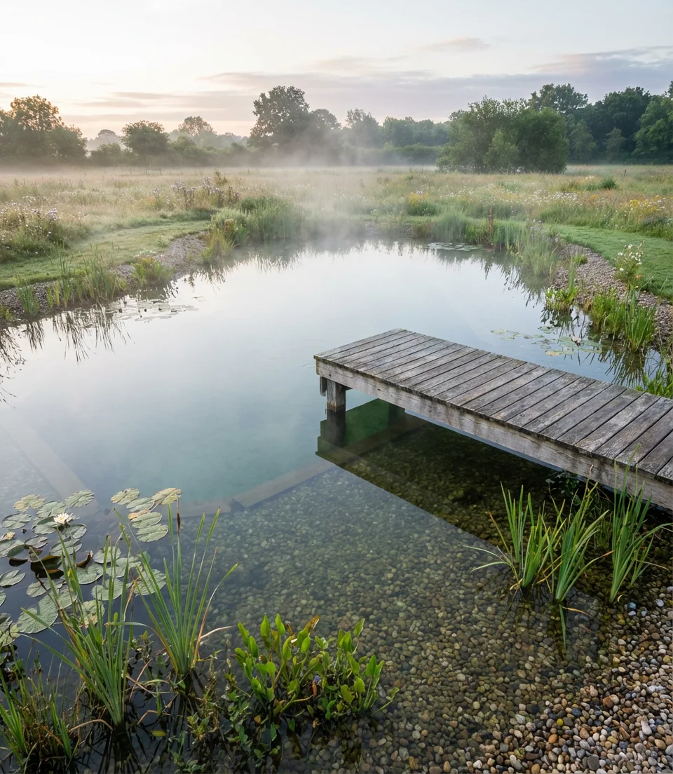 Natural Swimming Pond with Planted Filtration 2