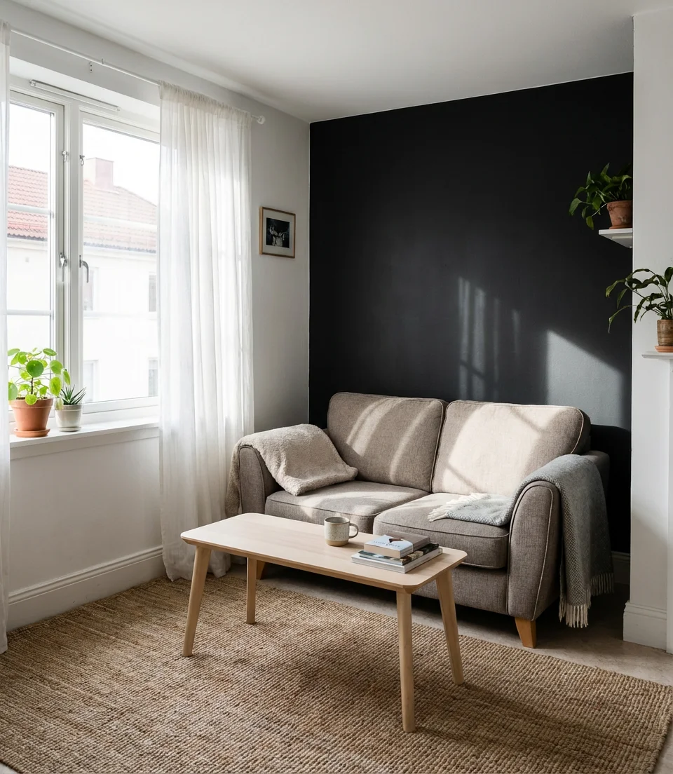 One Wall Wonder in Small Rooms 1