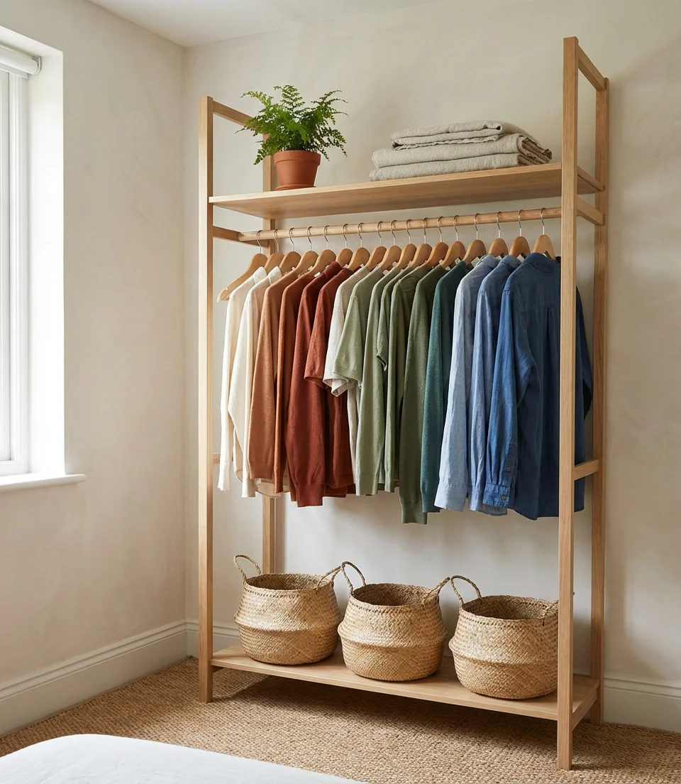 Open Closet With Organized Styling 1