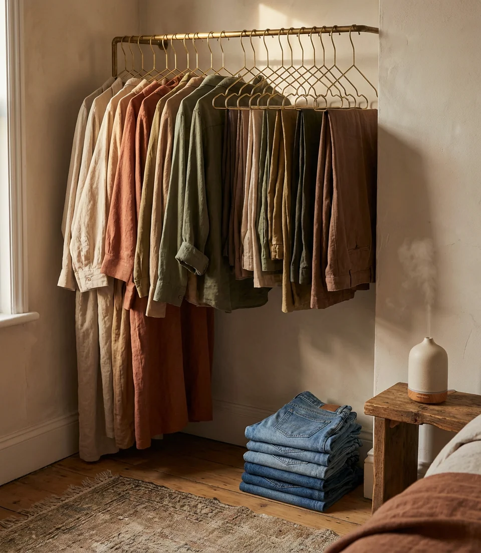 Open Closet With Organized Styling 2