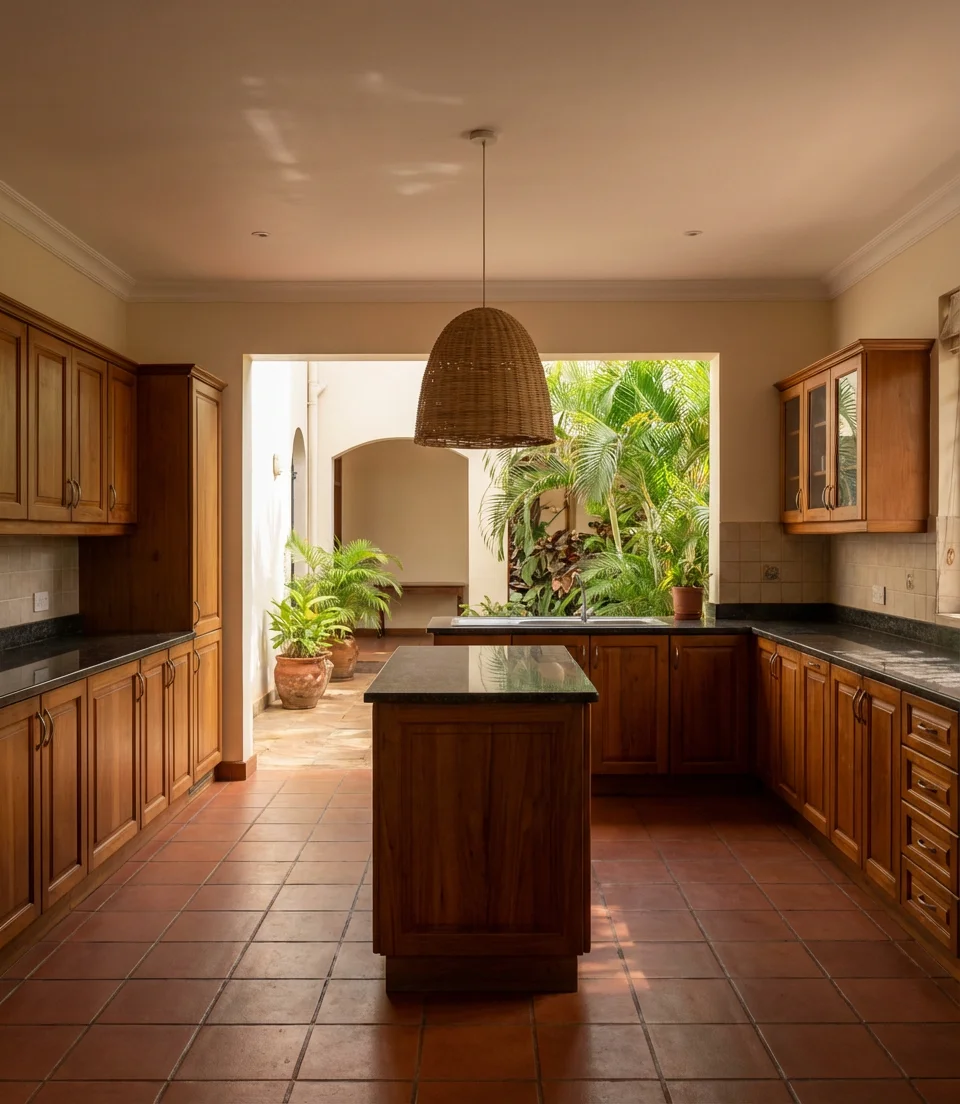 Open Kitchen in Kenya with Local Flair 2