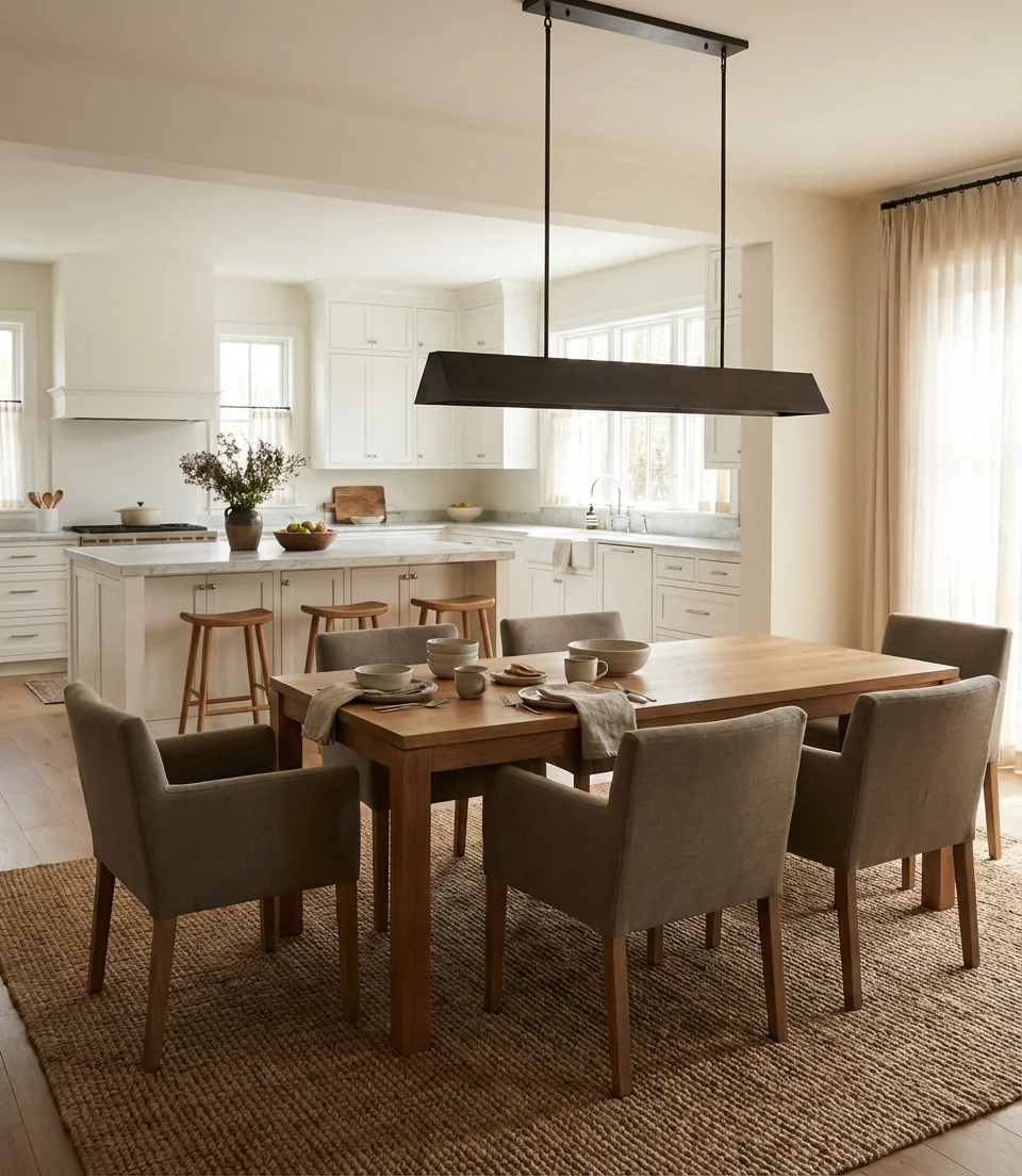 Open Plan Dining Room with a Defined Zone 1