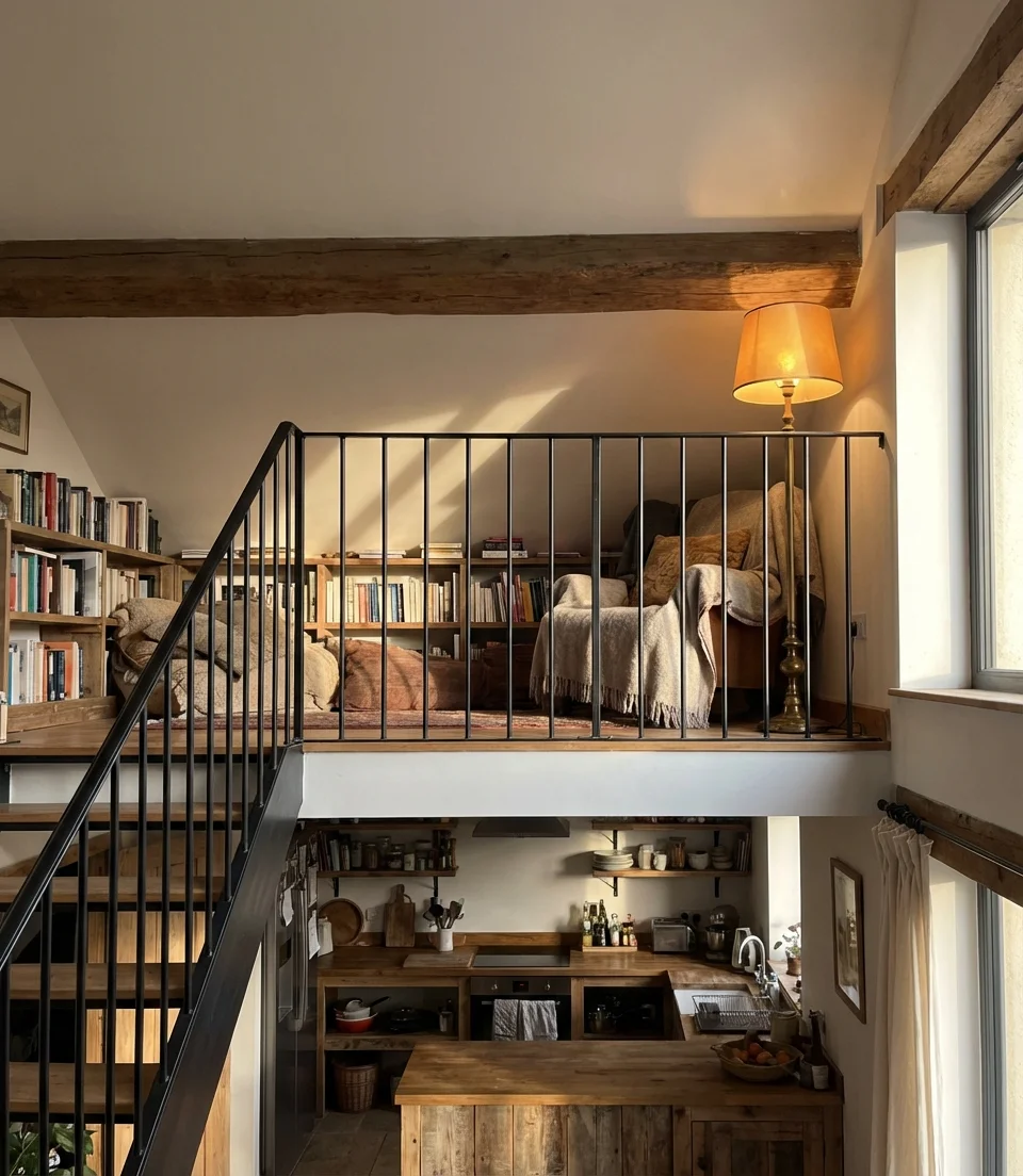 Open Plan with Stairs and a Loft Living Area 2