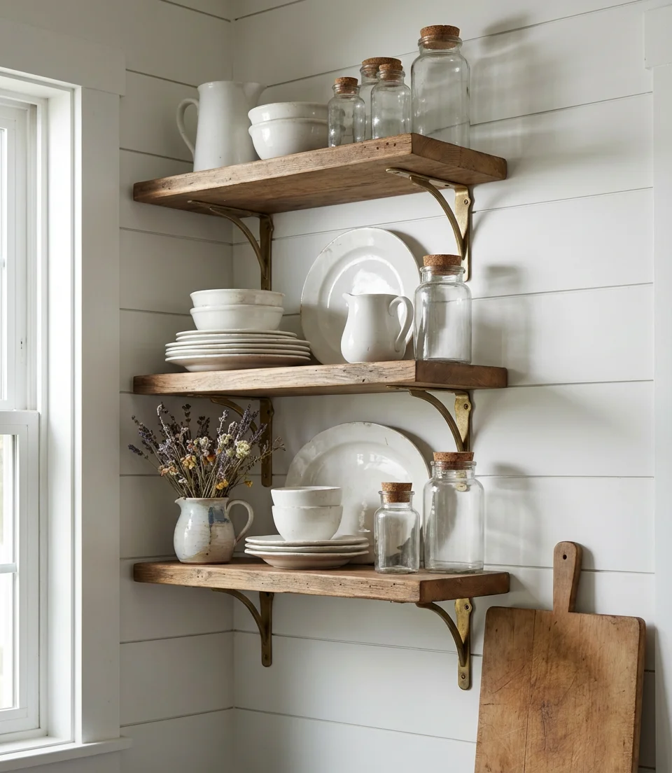 Open Shelving Displaying Treasured Collections 1