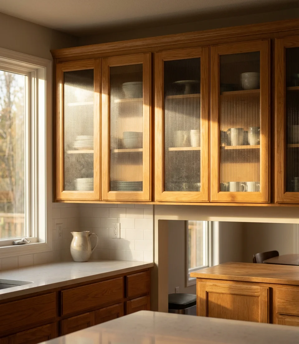 Open Up the Uppers With Glass-Front Doors 1