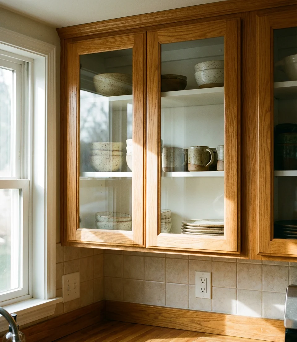 Open Up the Uppers With Glass-Front Doors 2