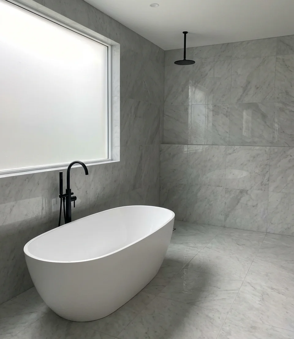 Open Wet Room with Freestanding Tub 1