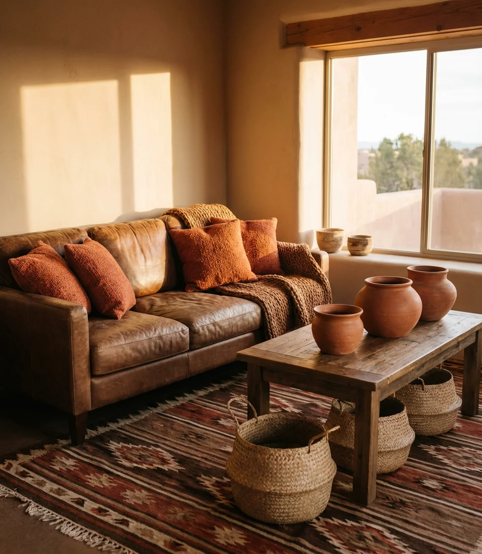 Orange Terracotta and Brown Southwestern Warmth 1