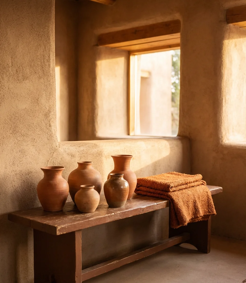 Orange Terracotta and Brown Southwestern Warmth 2