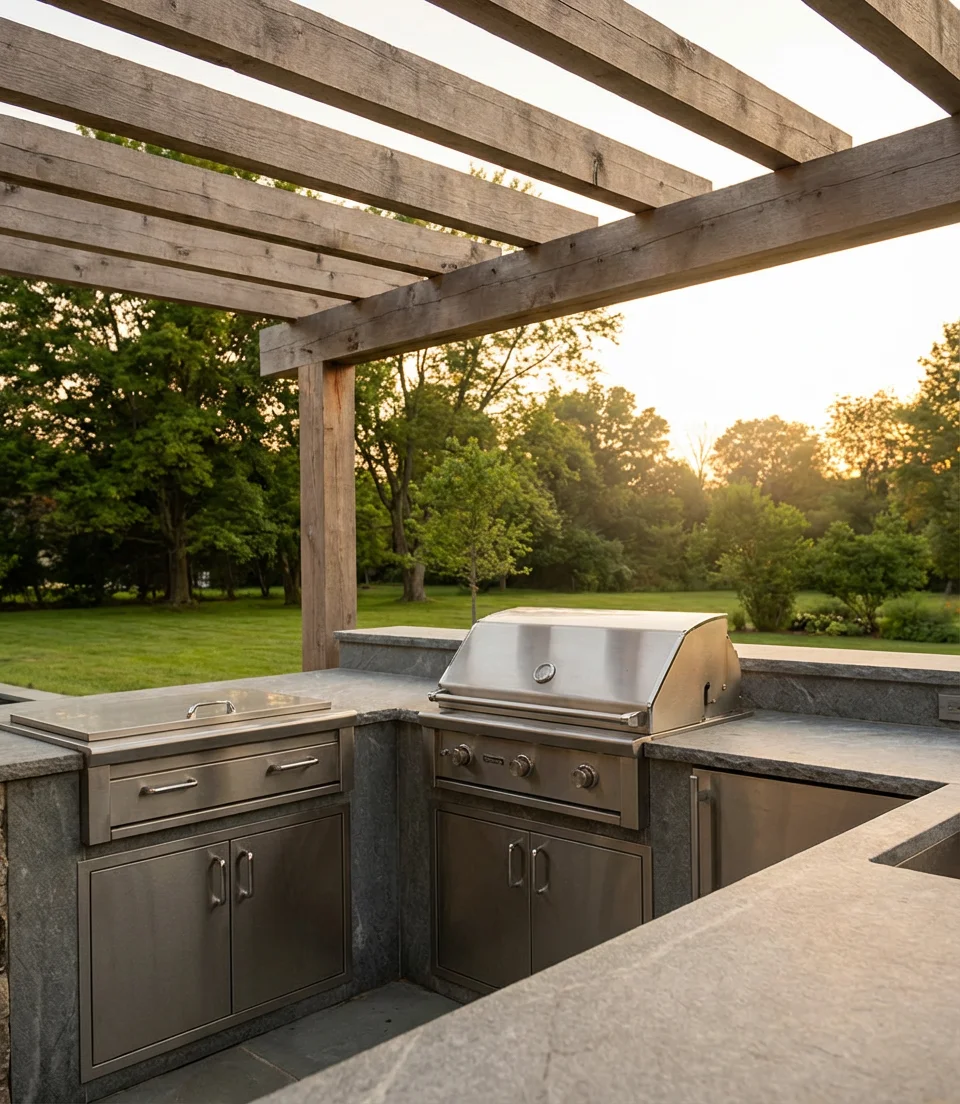Outdoor Open Kitchen for Entertaining 1