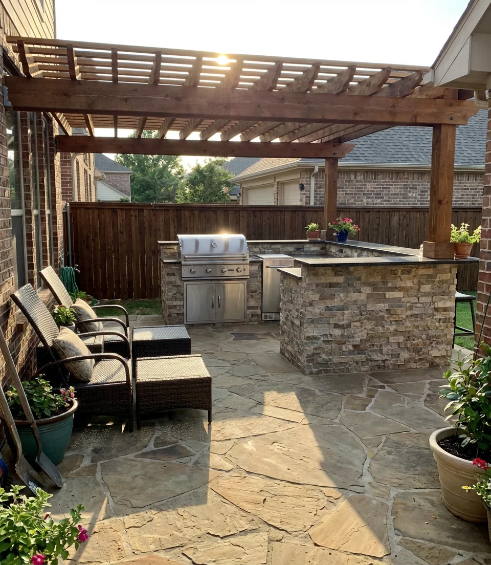 Outdoor Open Kitchen for Entertaining 2