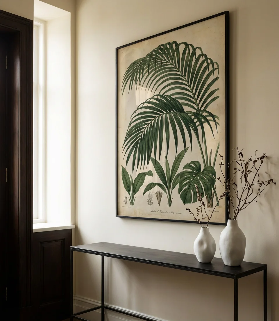 Oversized Botanical Print as a Statement Piece 2