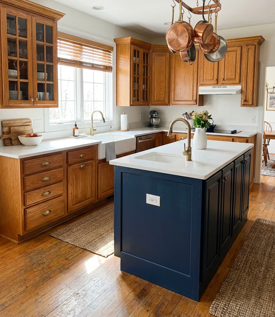 Paint Just the Island for a Two-Tone Effect 1