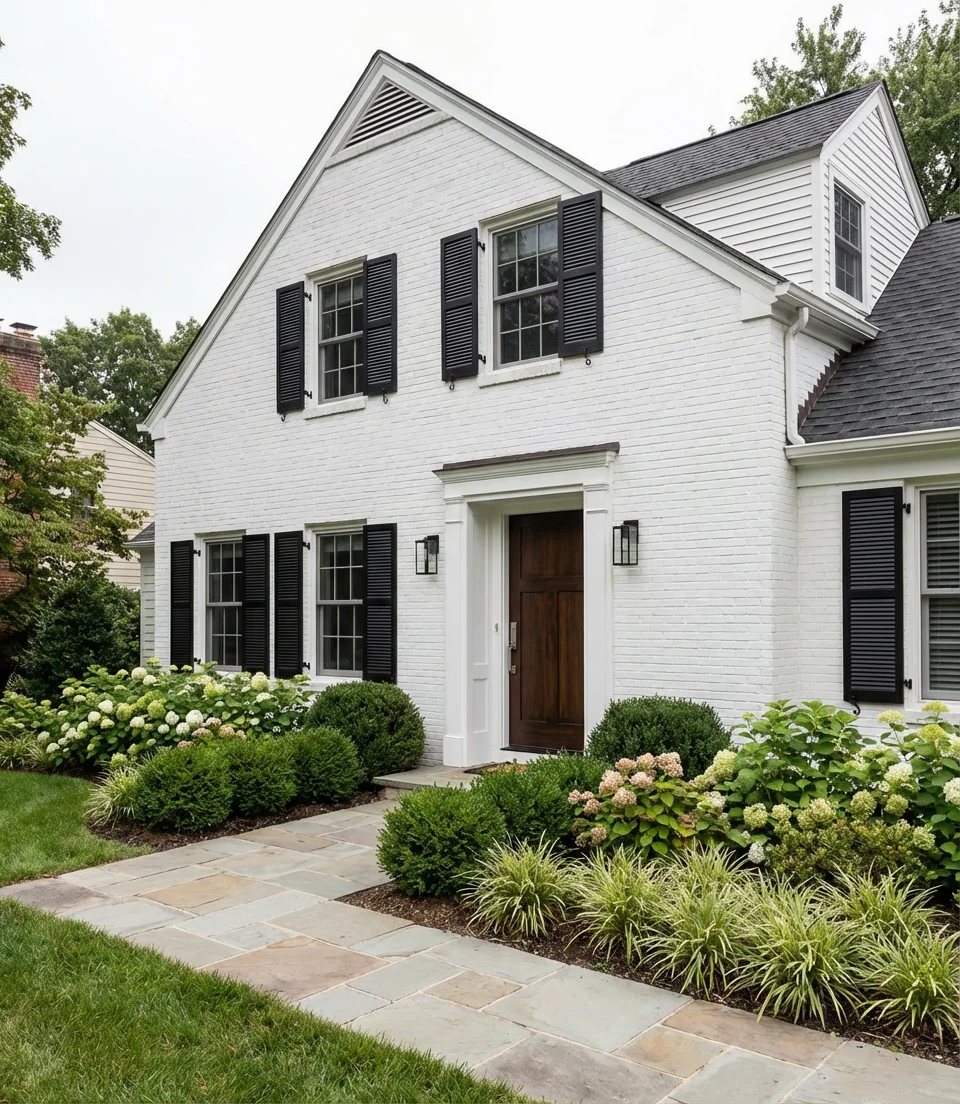 Painted Brick Modernization 1