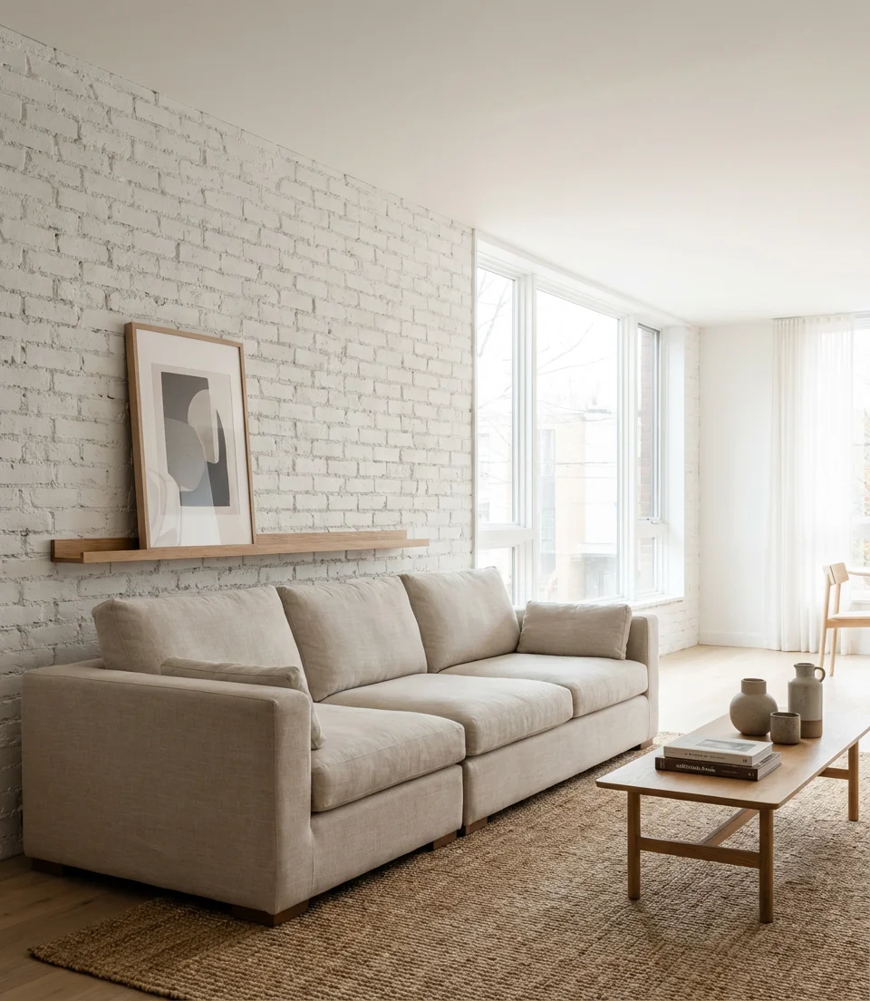 Painted Brick in Matte White 2