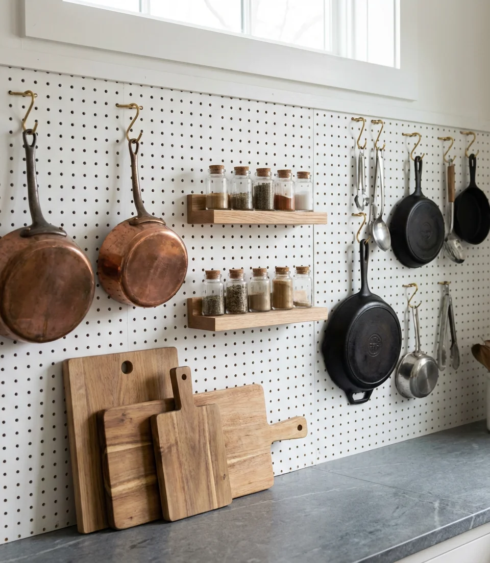 Pegboard Wall Organization 1