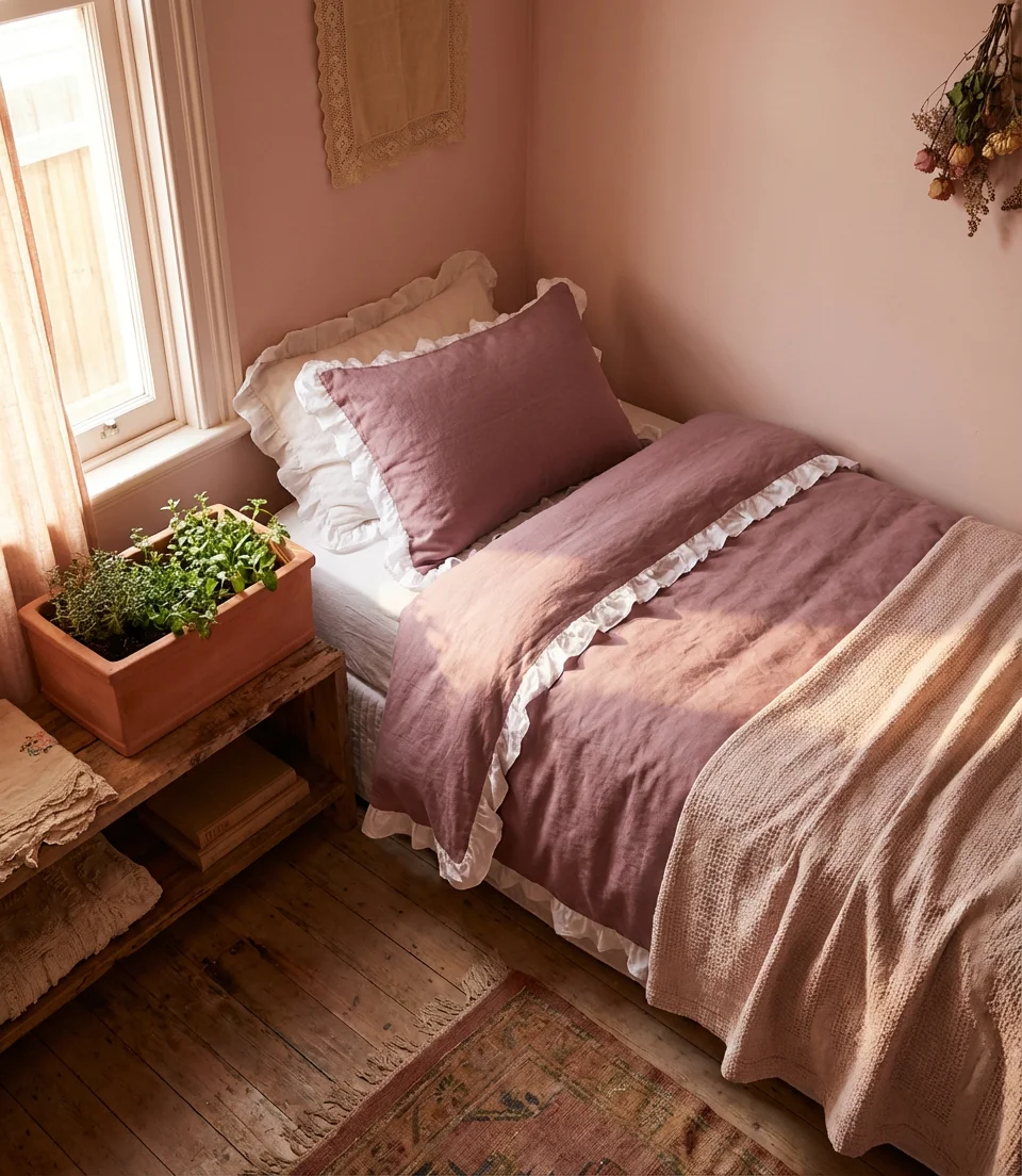 Pink Dreamy Girl's Tiny Bedroom 2