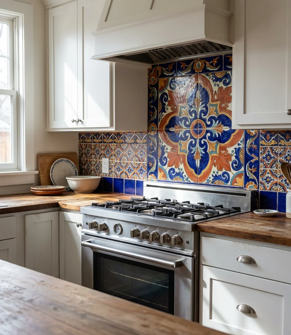 Playful Kitchen Backsplash Statement 1