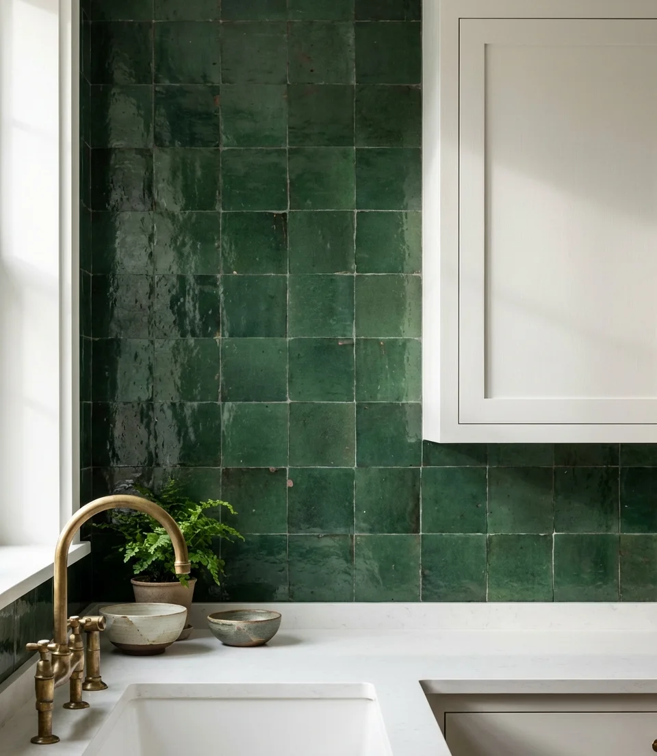 Playful Kitchen Backsplash Statement 2