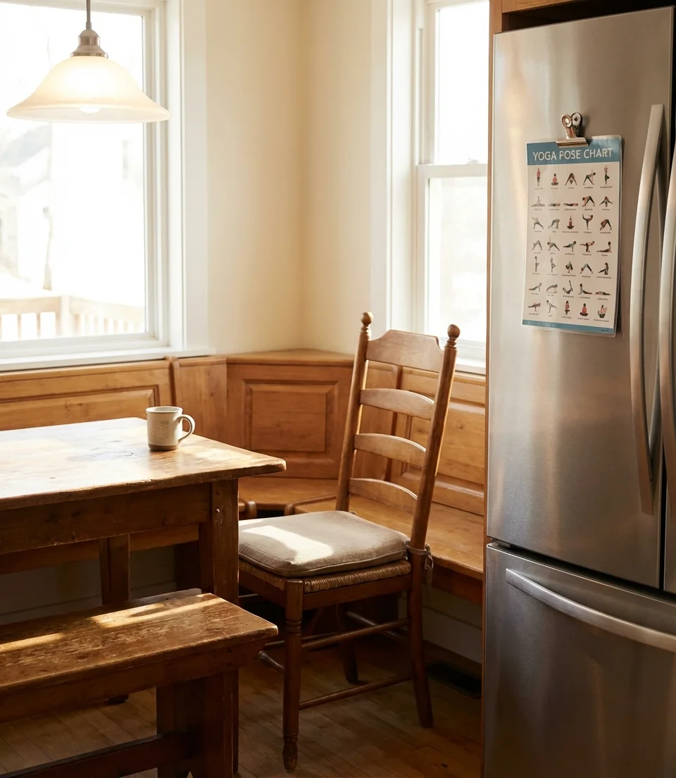 Printable Chair Yoga Chart for Daily Practice 2