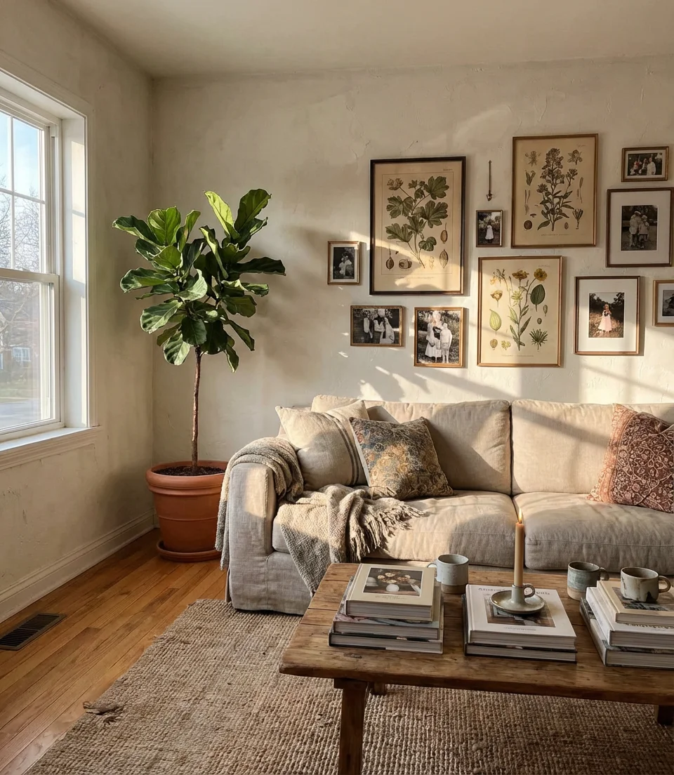 Realistic Living Room with Decals and Picture Codes 1