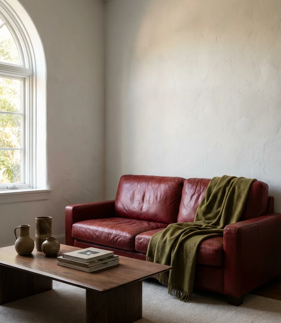 Red Sofa as a Statement Piece 2