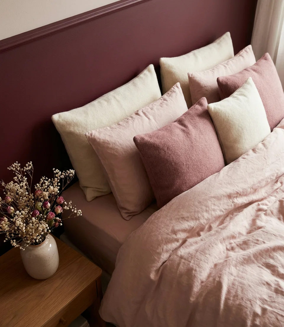 Red and Pink Bedroom With Romantic Energy 2