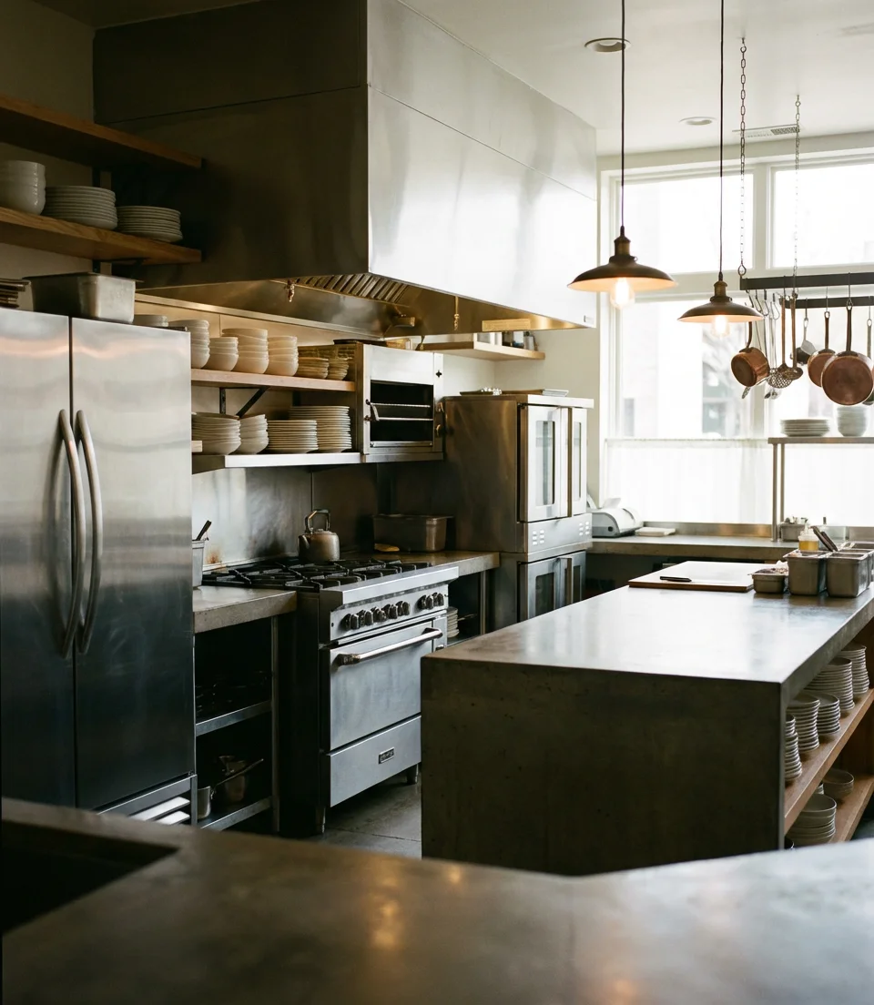 Restaurant-Inspired Open Kitchen Design 1