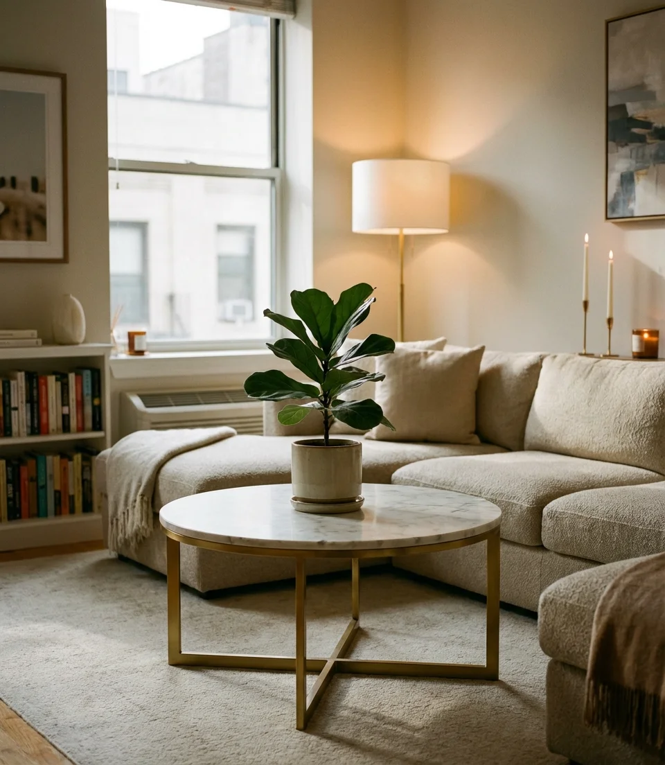 Round Coffee Table for Better Flow 2