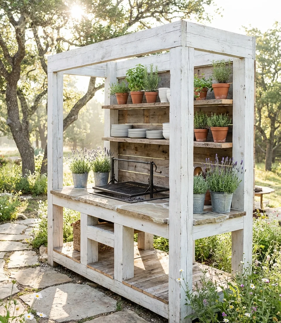 Rustic Farmhouse Grill Station 1
