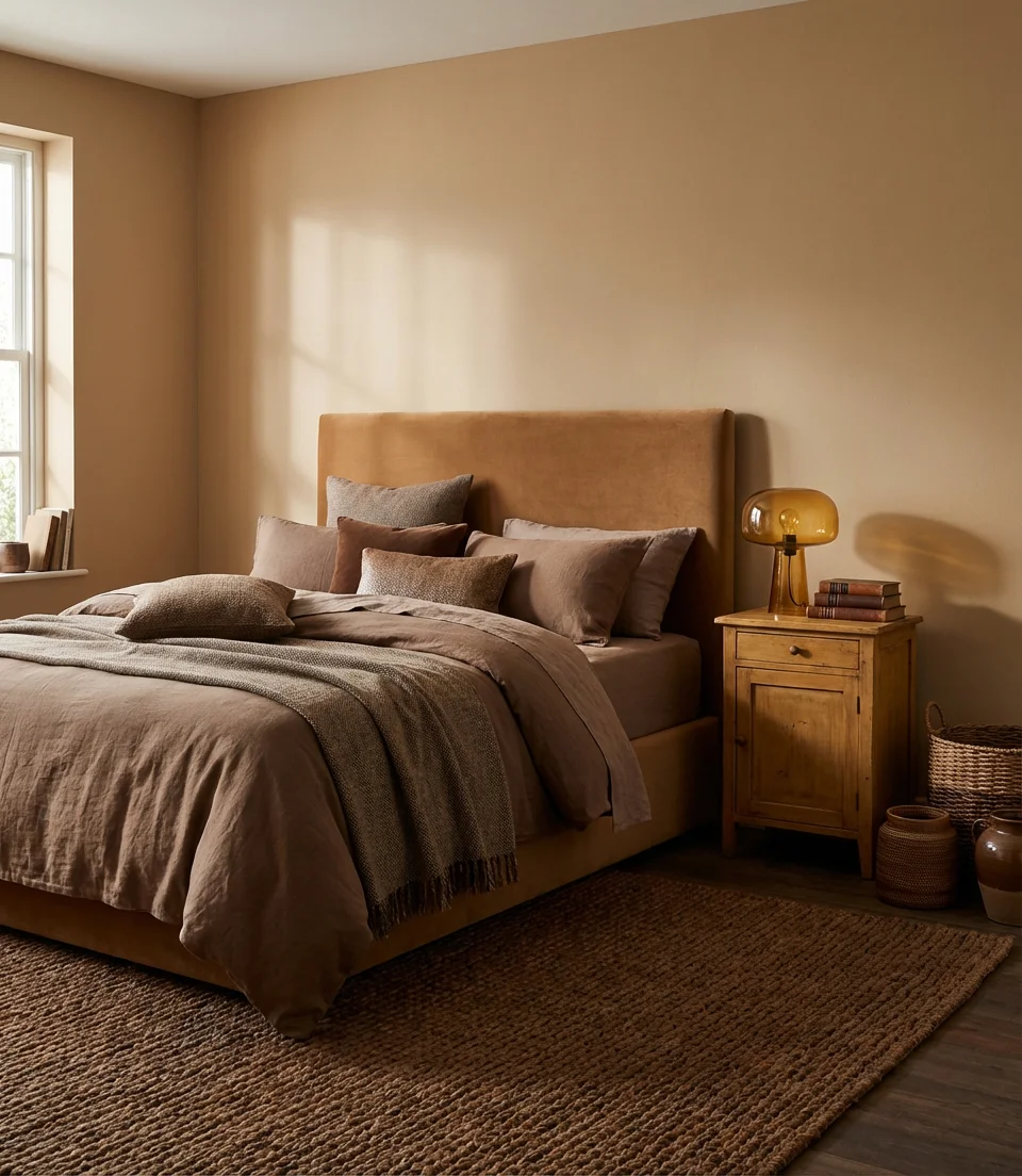 Shades of Brown Tonal Bedroom 1