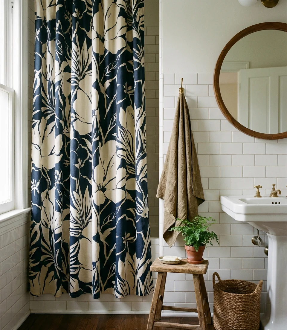 Shower Curtain as a Design Statement 2