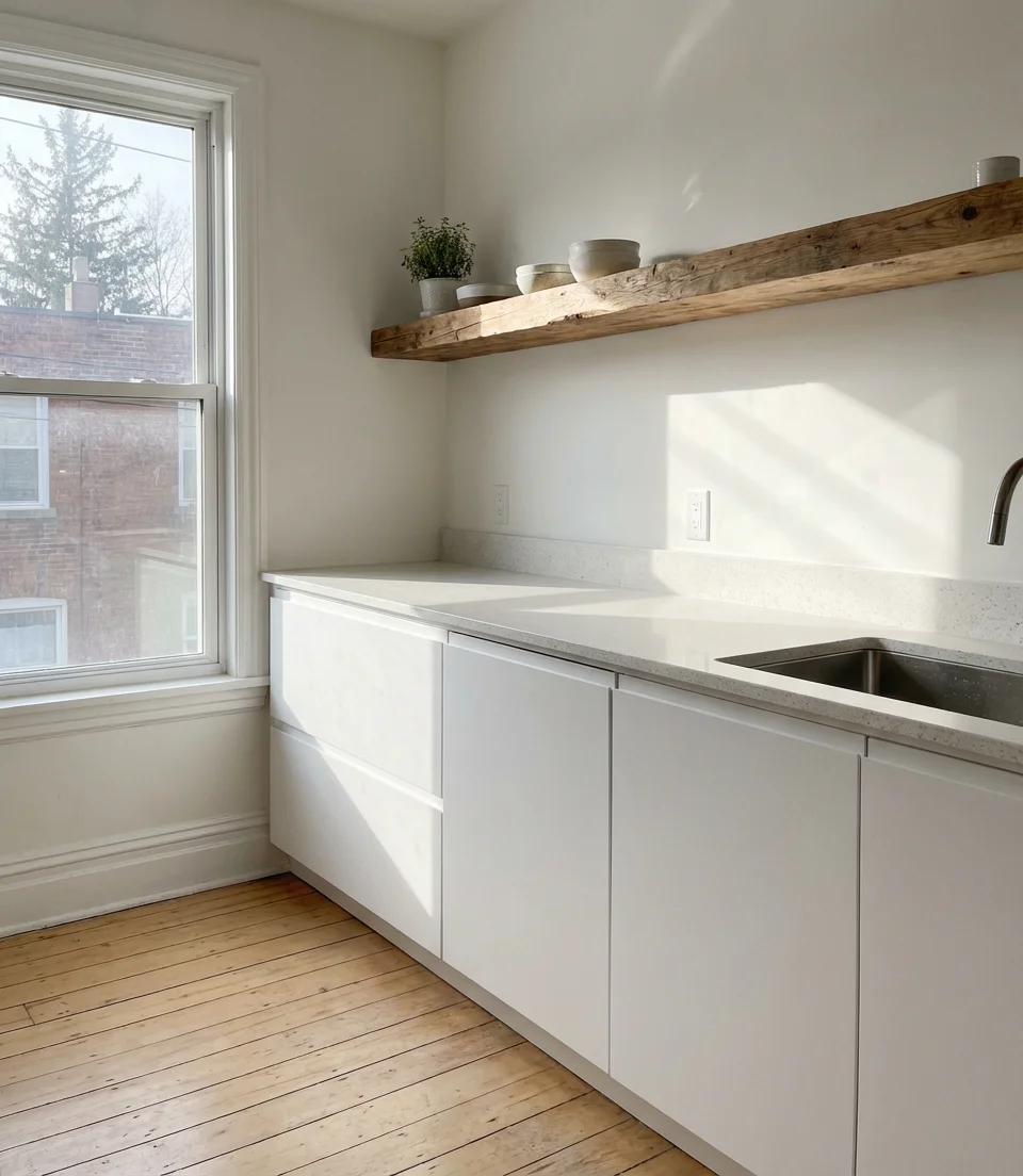 Simple Open Kitchen for Minimalist Tastes 1