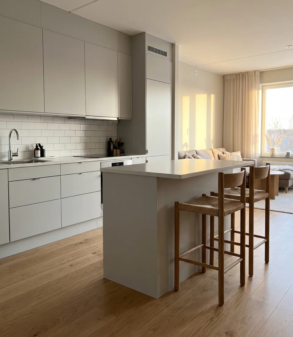 Simple Open Kitchen for Minimalist Tastes 2