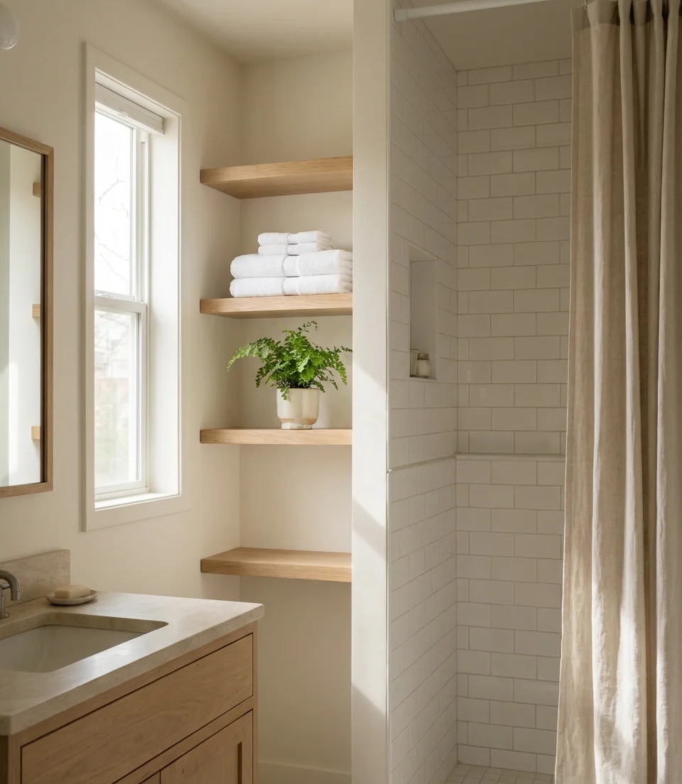 Simple White and Wood Combo 2