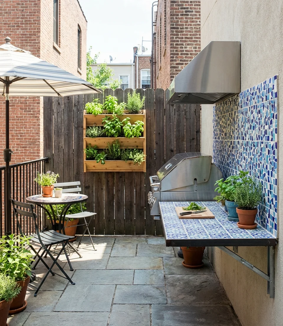 Small Space Patio Kitchen 1