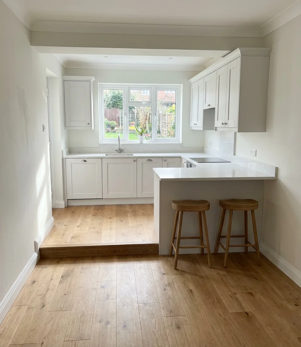 Small Split-Level Kitchen Redesign 1