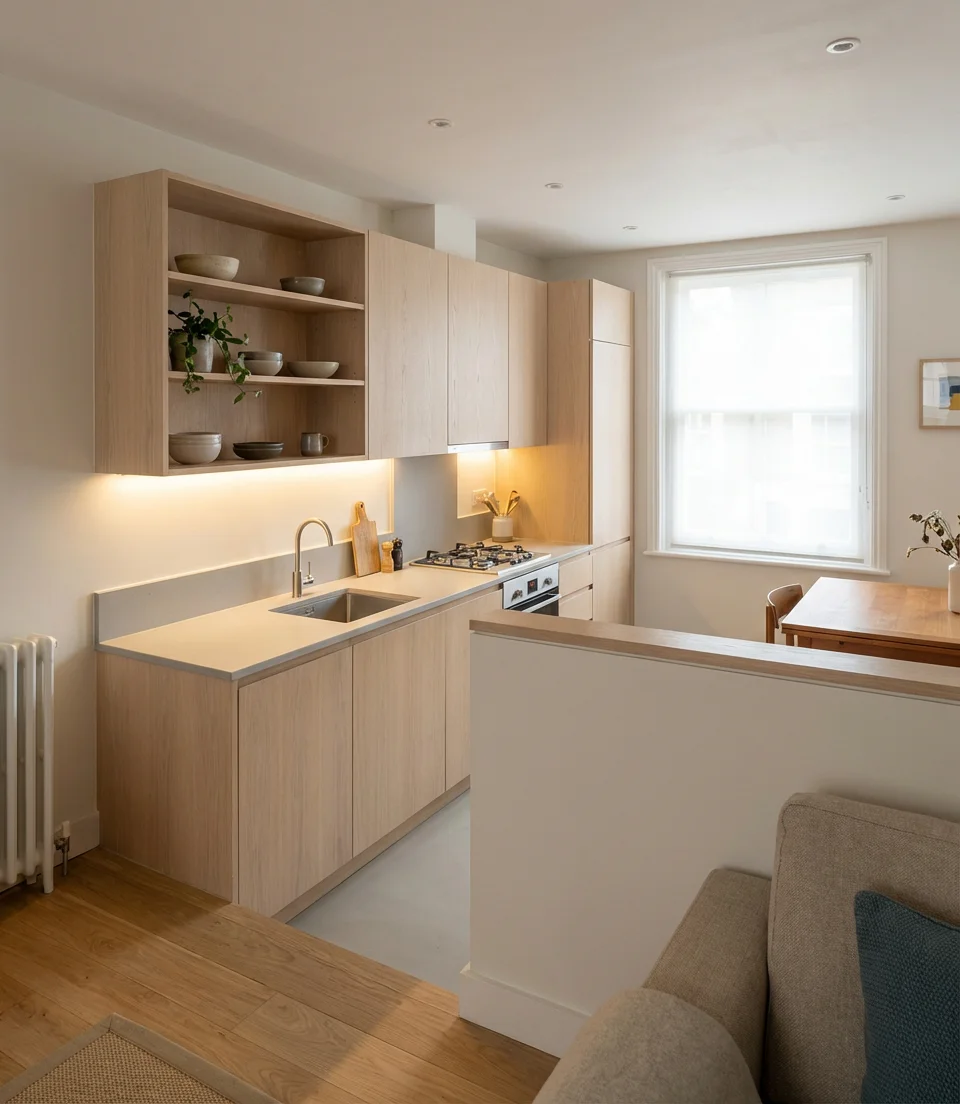 Small Split-Level Kitchen Redesign 2